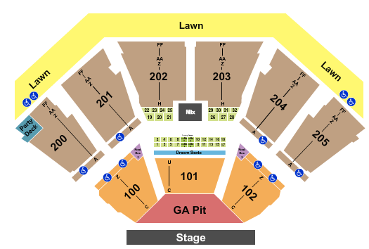 Dos Equis Pavilion Suicideboys Seating Chart