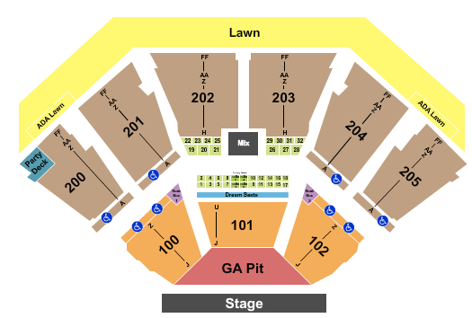 Dos Equis Pavilion Suicideboys Seating Chart